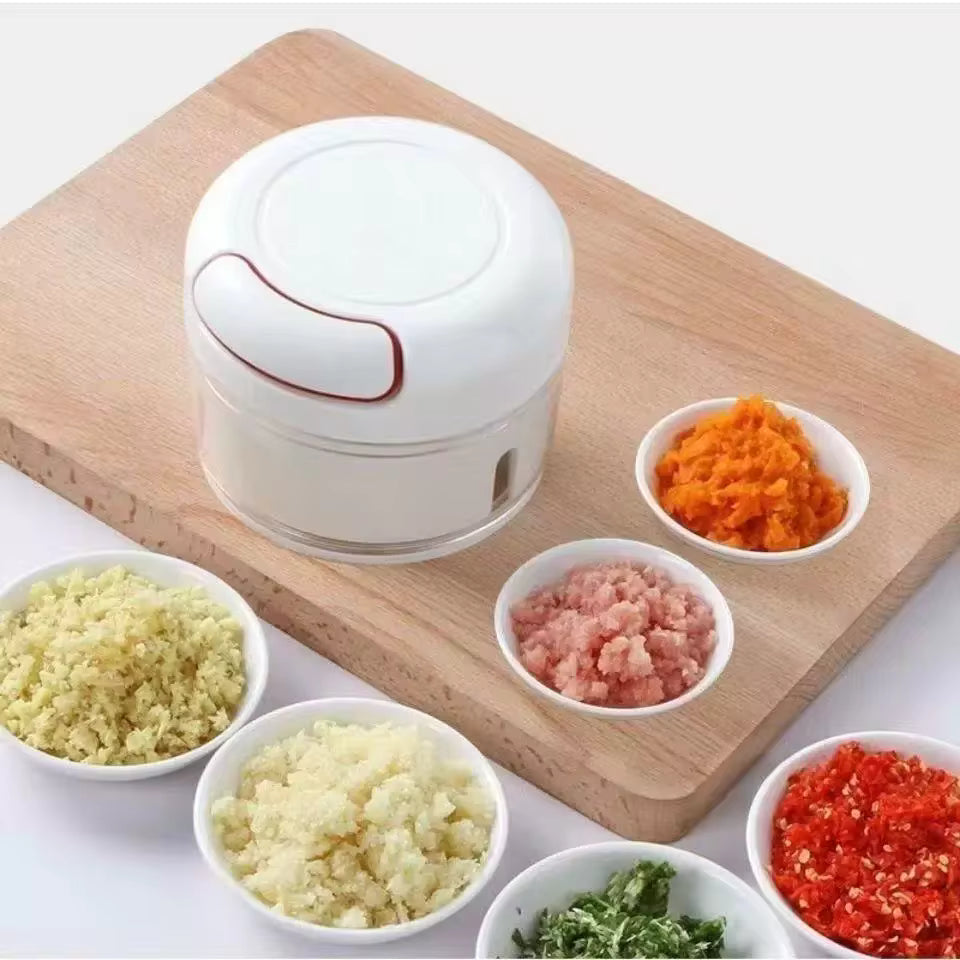 Mini Manual Food Chopper – Fast & Easy Cutting
