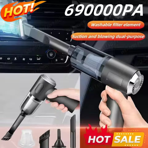 3-in-1 Wireless Vacuum Cleaner – Powerful Handheld Cleaning