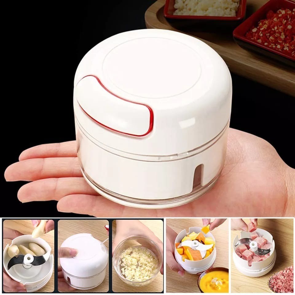 Mini Manual Food Chopper – Fast & Easy Cutting