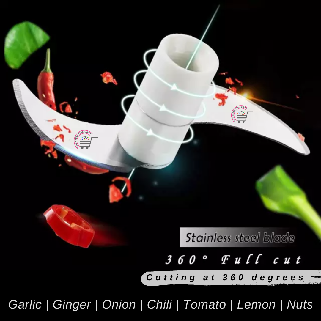 Mini Manual Food Chopper – Fast & Easy Cutting