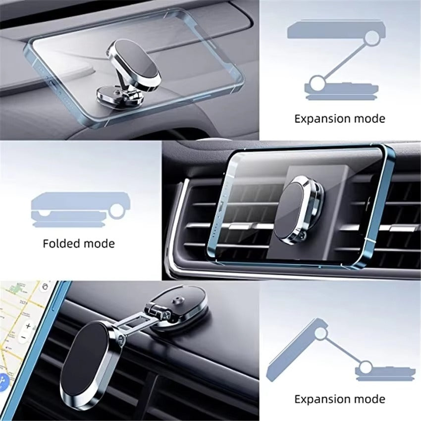 Magnetic Car Phone Holder – 360° Adjustable Stand