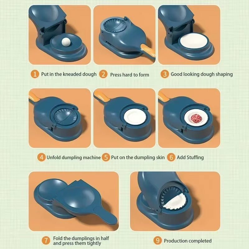 2-in-1 Dumpling Maker – Easy Dough Press Tool