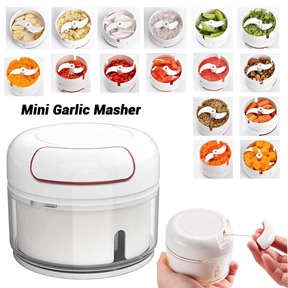 Mini Manual Food Chopper – Fast & Easy Cutting