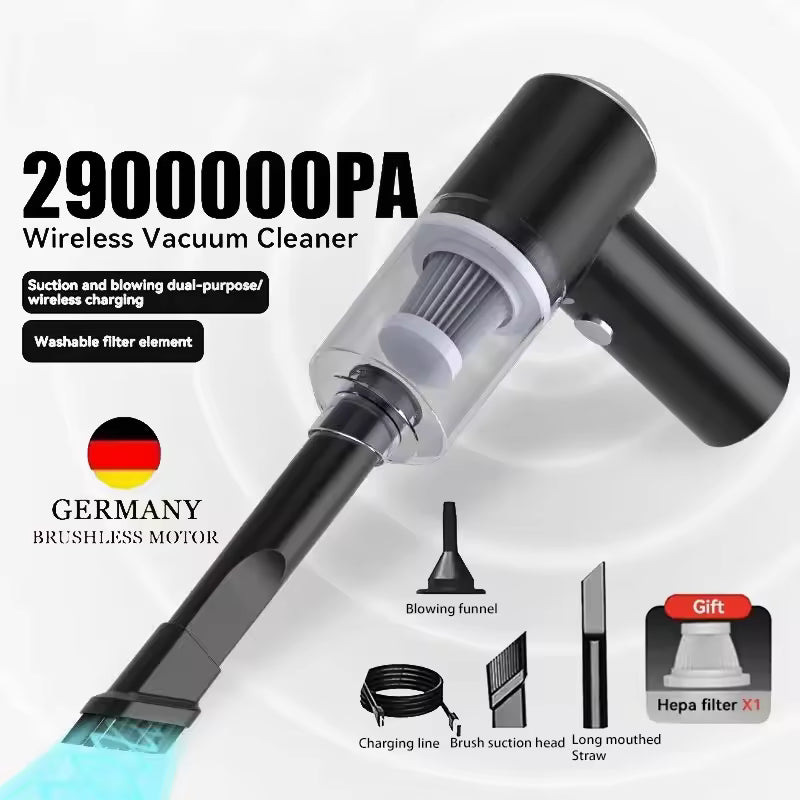3-in-1 Wireless Vacuum Cleaner – Powerful Handheld Cleaning