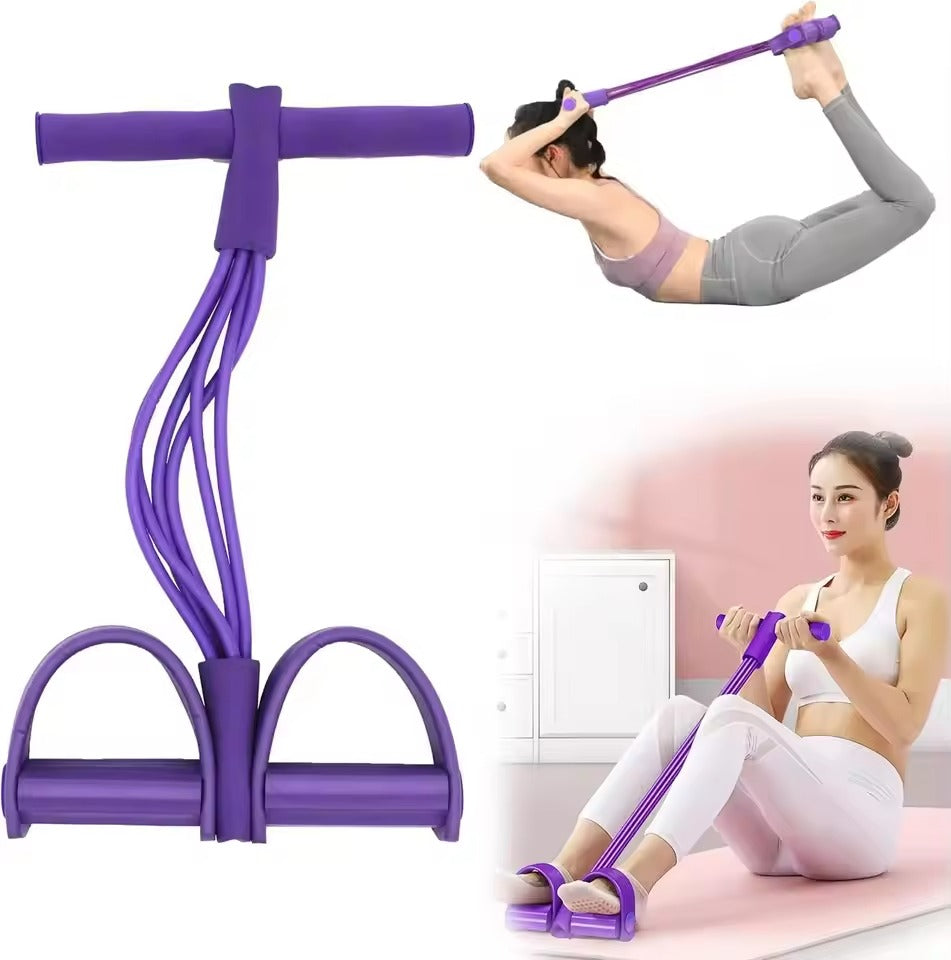Foot Pedal Resistance Band – Home Fitness Tummy Trimmer