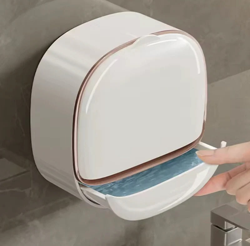Wall Mounted Soap Holder – Waterproof Drain Tray Design