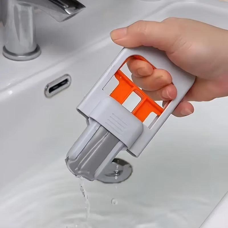 Foldable Mini Mop – Portable Self-Squeezing Cleaner
